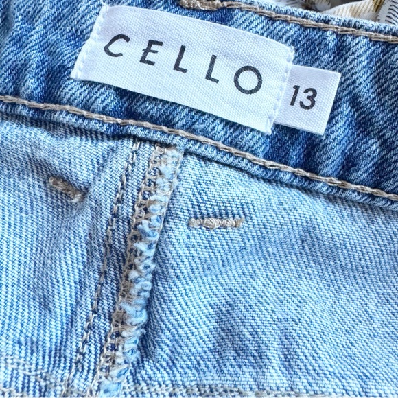 Cello Light Blue Wide Leg Flare Jeans - Picture 11 of 13